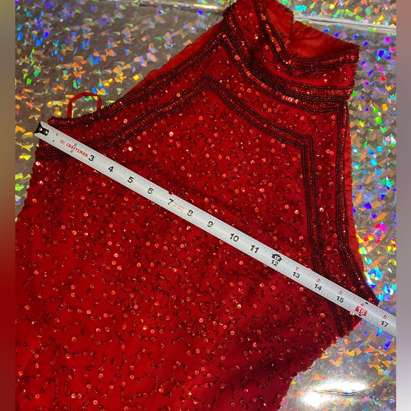 Mark & john gopal vintage red beaded top - Picture 3 of 8